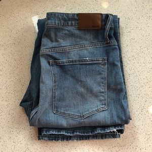 Madewell Slim Wide Leg 28” inseam Full Length